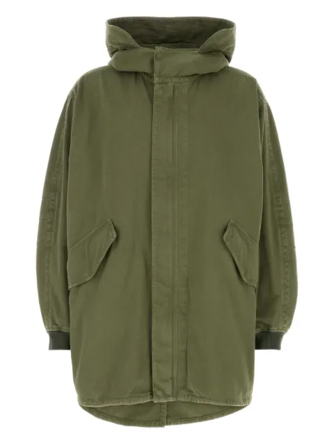The Row Kemet hooded cotton jacket