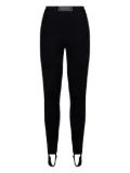 Versace stirrup leggings - Black