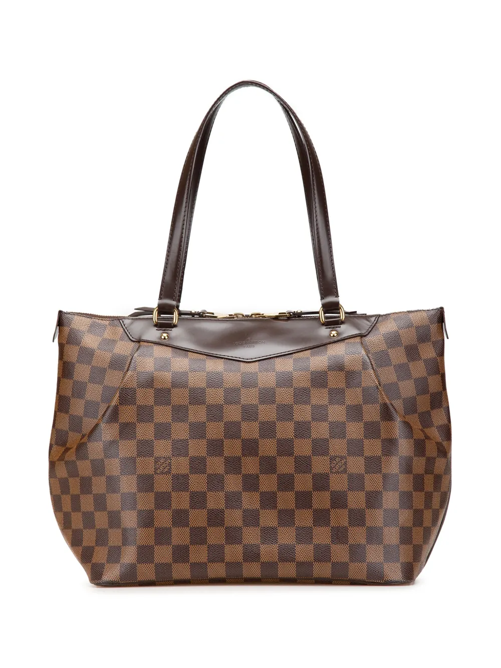 Louis Vuitton Pre-Owned 2011 ダミエ エベヌ ウエストミンスター GM ショルダーバッグ - ブラウン Louis Vuitton Pre-Owned 2011 ダミエ エベヌ ウエストミンスター GM ショルダーバッグ - ブラウン