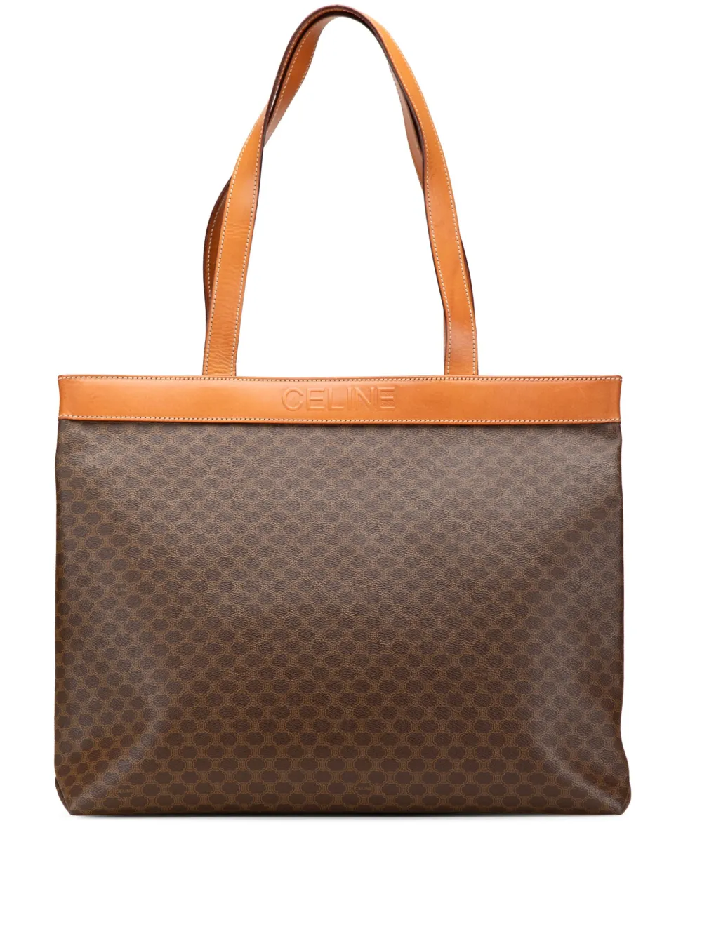 Céline Pre-Owned 2010 Macadam Coated Canvas tote bag | marron | Image 1