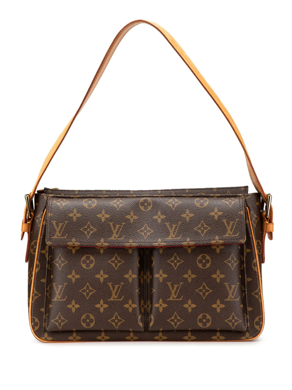 Louis Vuitton Pre-Owned 2004 Monogram Viva Cite GM shoulder bag - ブラウン Louis Vuitton Pre-Owned 2004 Monogram Viva Cite GM shoulder bag - ブラウン
