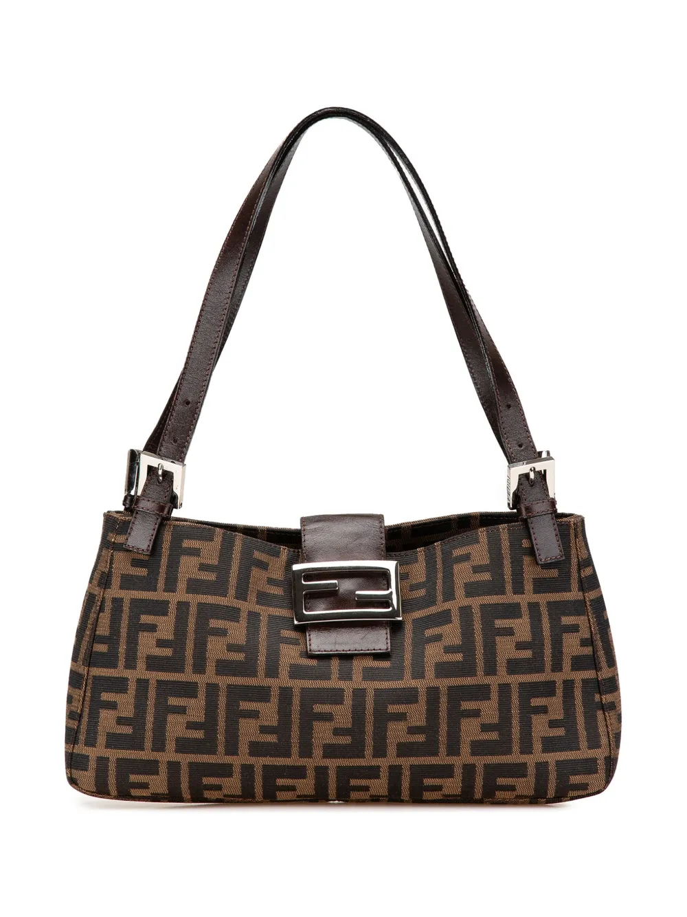 Fendi Pre-Owned 2000-2010 Zucca Canvas shoulder bag | Brown | Image 1