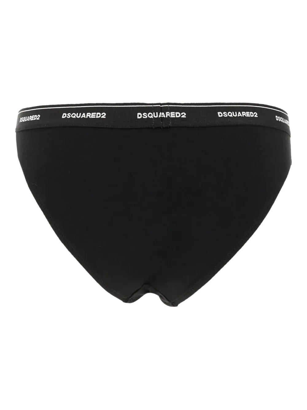 DSQUARED2 logo-waistband briefs - Zwart