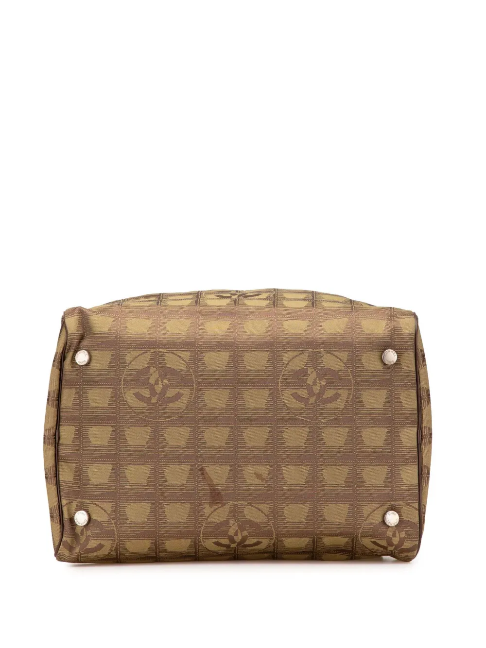 Pre-owned Chanel 2002-2003 New Travel Line Nylon Vanity Bag