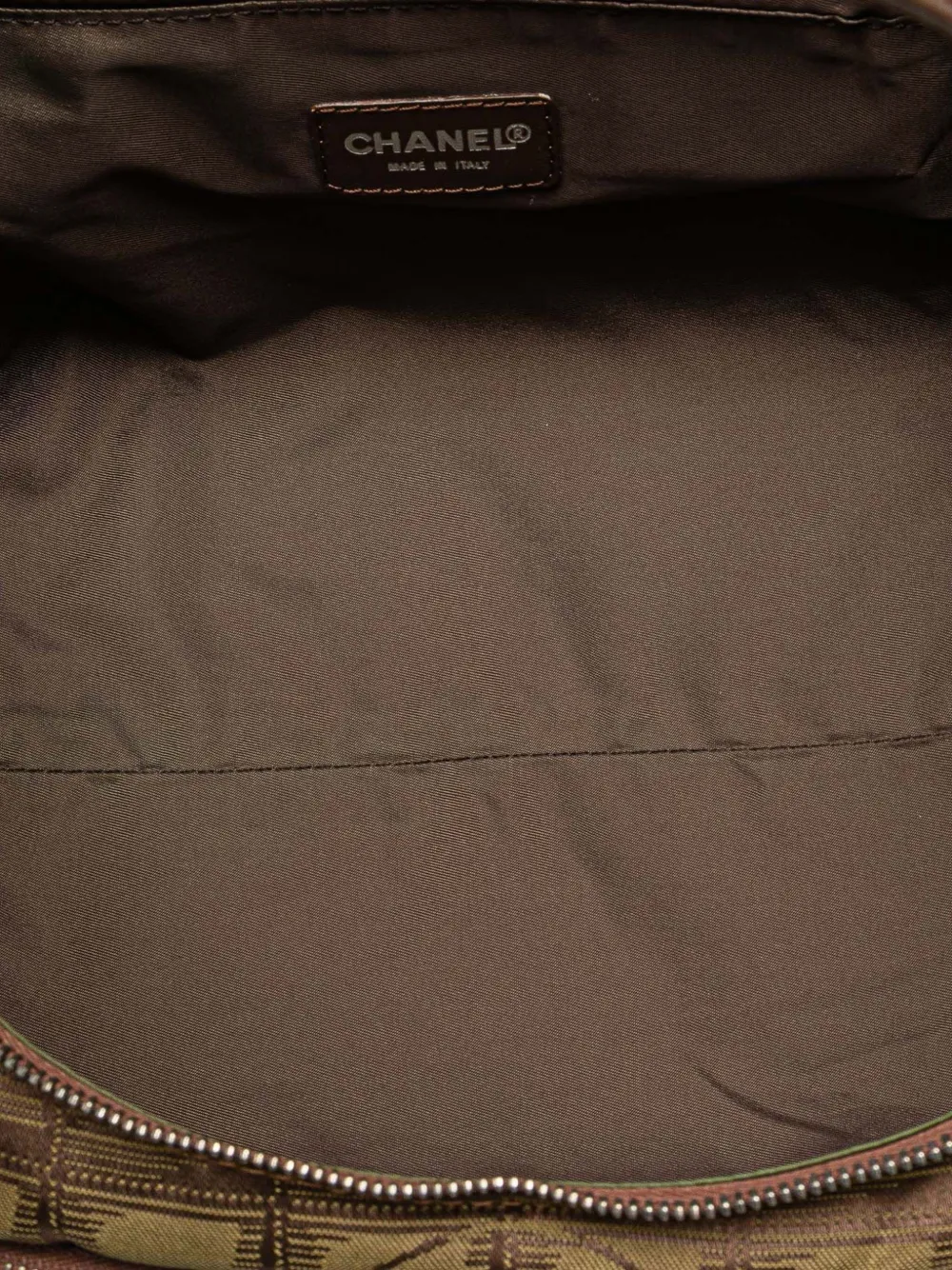 Pre-owned Chanel 2002-2003 New Travel Line Nylon Vanity Bag
