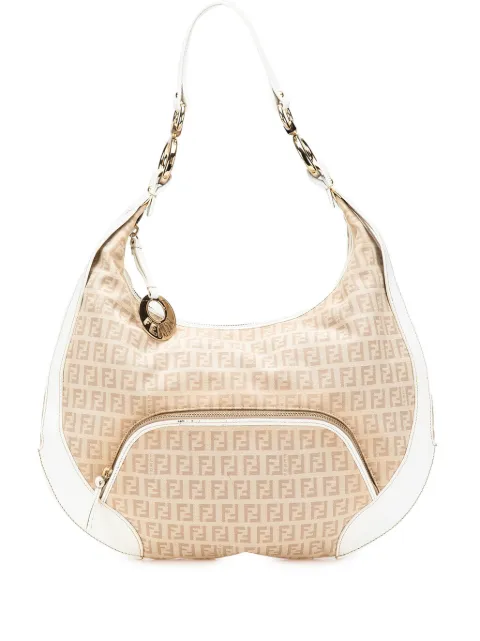 Fendi Pre-Owned 2000-2010 Zucchino Canvas Chef Pocket hobo bag