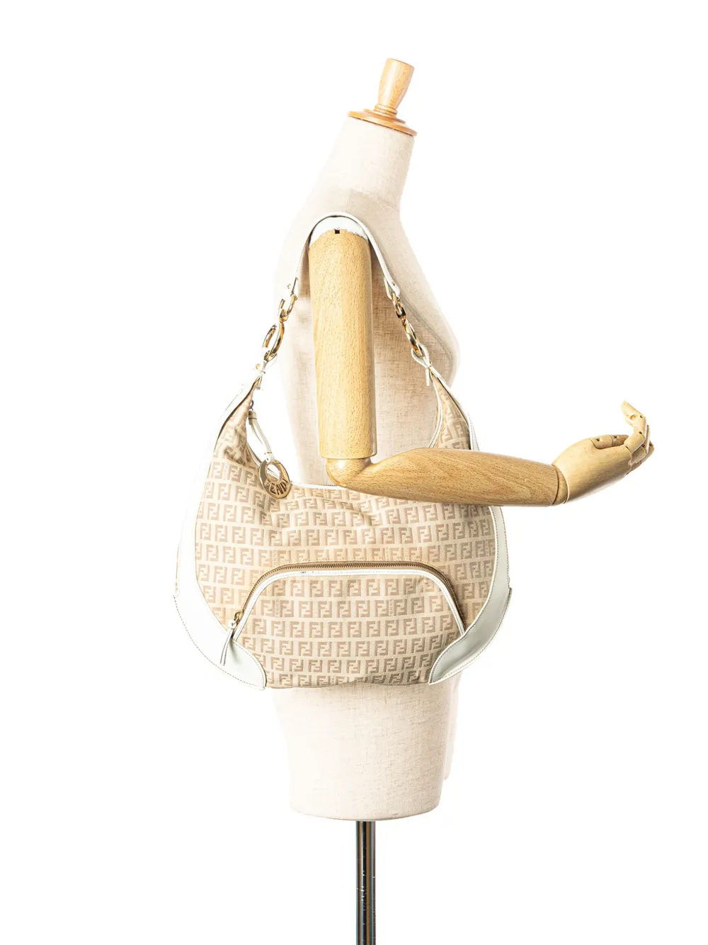 Fendi Pre-Owned 2000-2010 Zucchino Canvas Chef Pocket hobo bag | Pre-Owned | Image 2