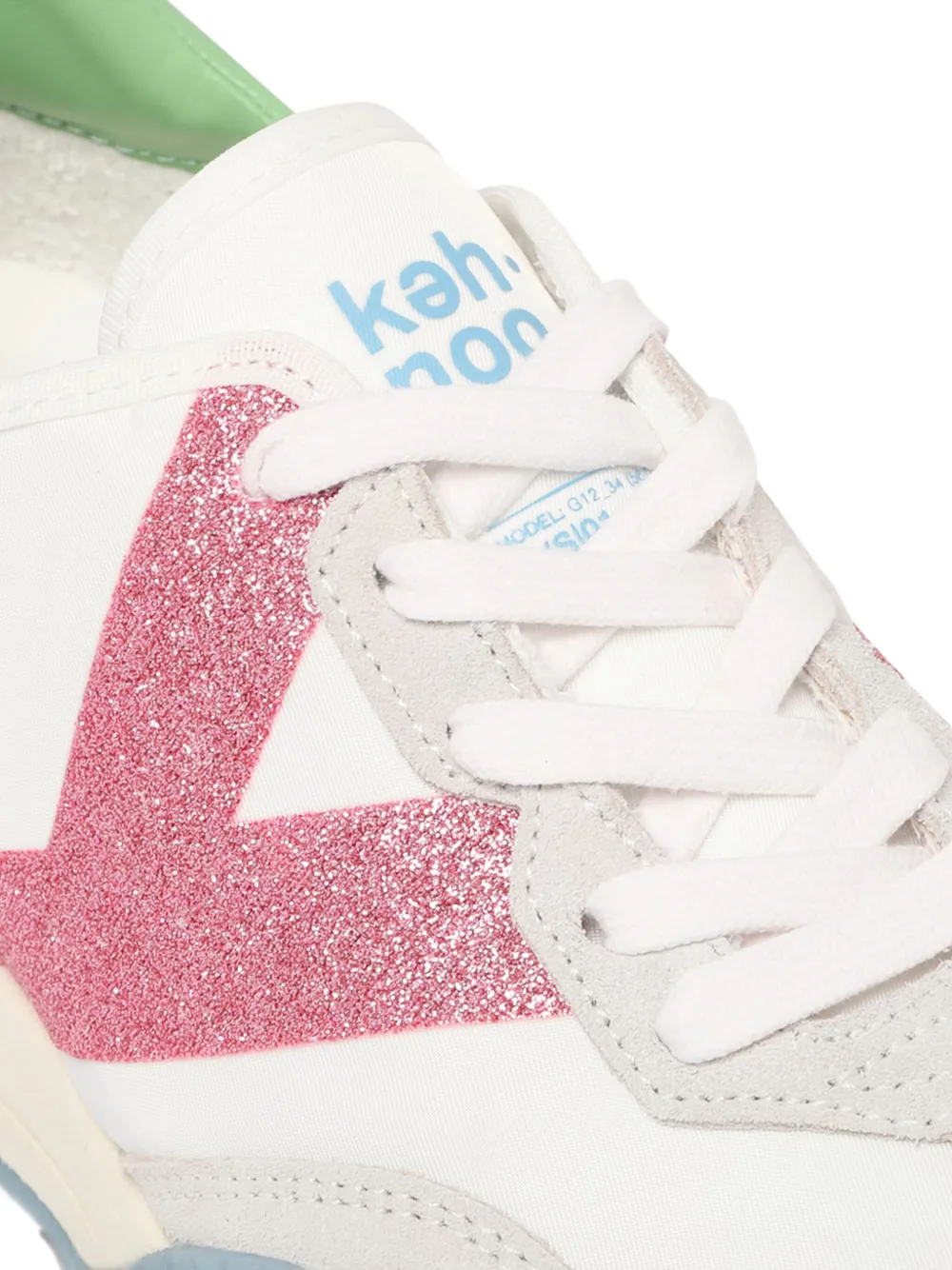 KEH NOO glitter-embellished sneakers Neutrals