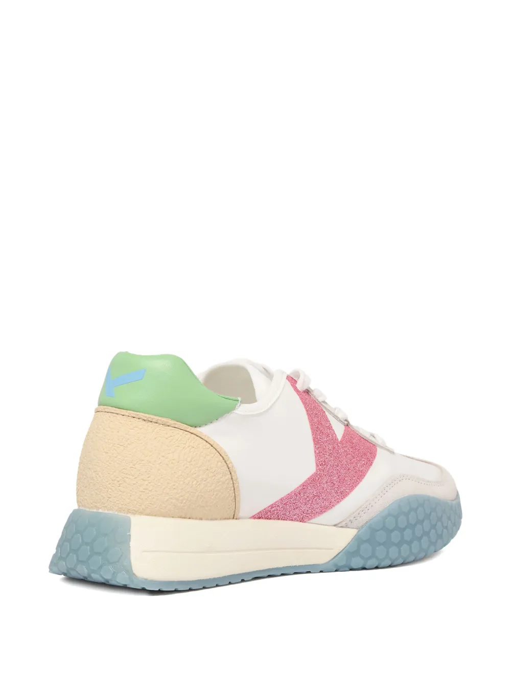 KEH NOO glitter-embellished sneakers Neutrals