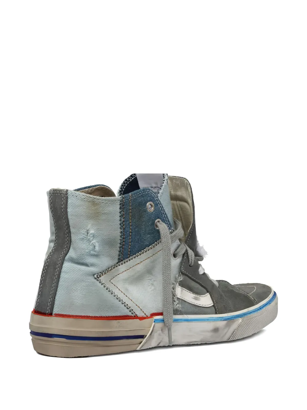 PAUL EASTERLIN panelled sneakers Grey