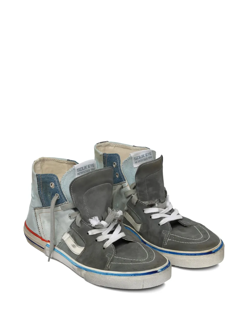 PAUL EASTERLIN panelled sneakers Grey