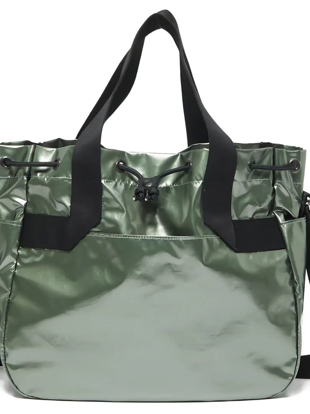 Jack Gomme medium drawstring metallic-effect tote bag | Women | Image 2