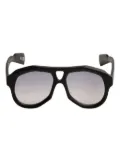 PAUL EASTERLIN geometric-frame sunglasses - Black