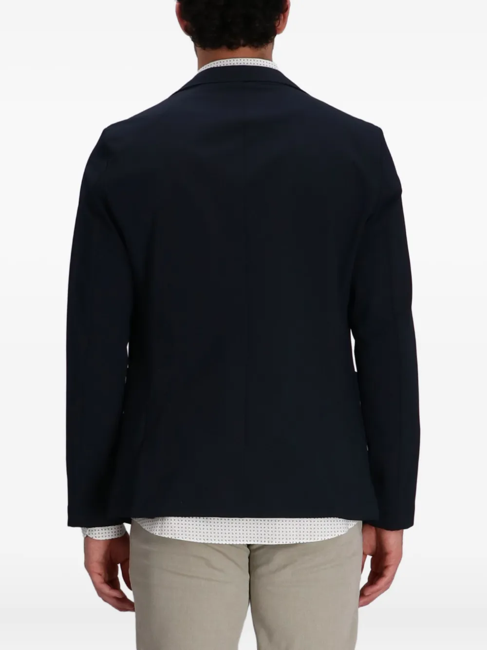 BOSS Blazer met enkele rij knopen Blauw