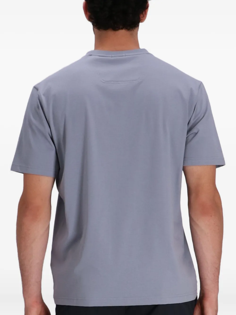 BOSS T-shirt met logo-reliëf Grijs