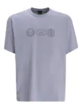 BOSS embossed-logo cotton T-shirt - Grey