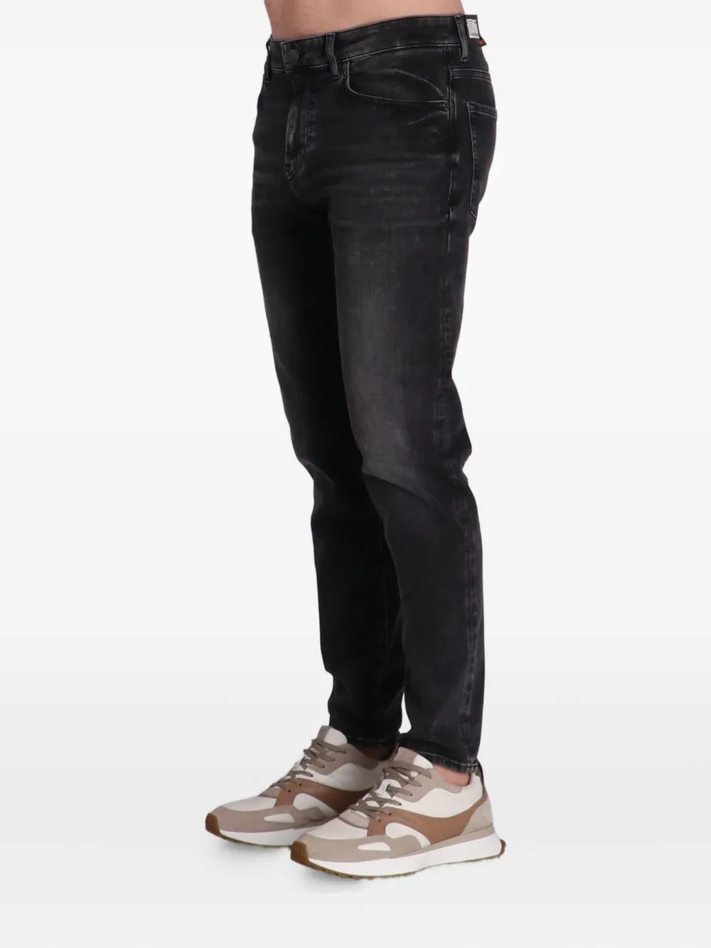 BOSS Slim-fit jeans Zwart