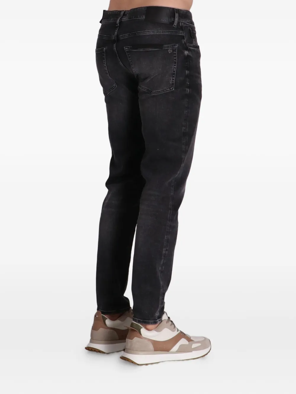 BOSS Slim-fit jeans Zwart