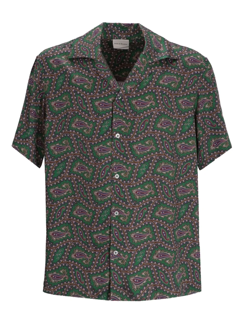 Drôle De Monsieur Overhemd met paisley-print Groen