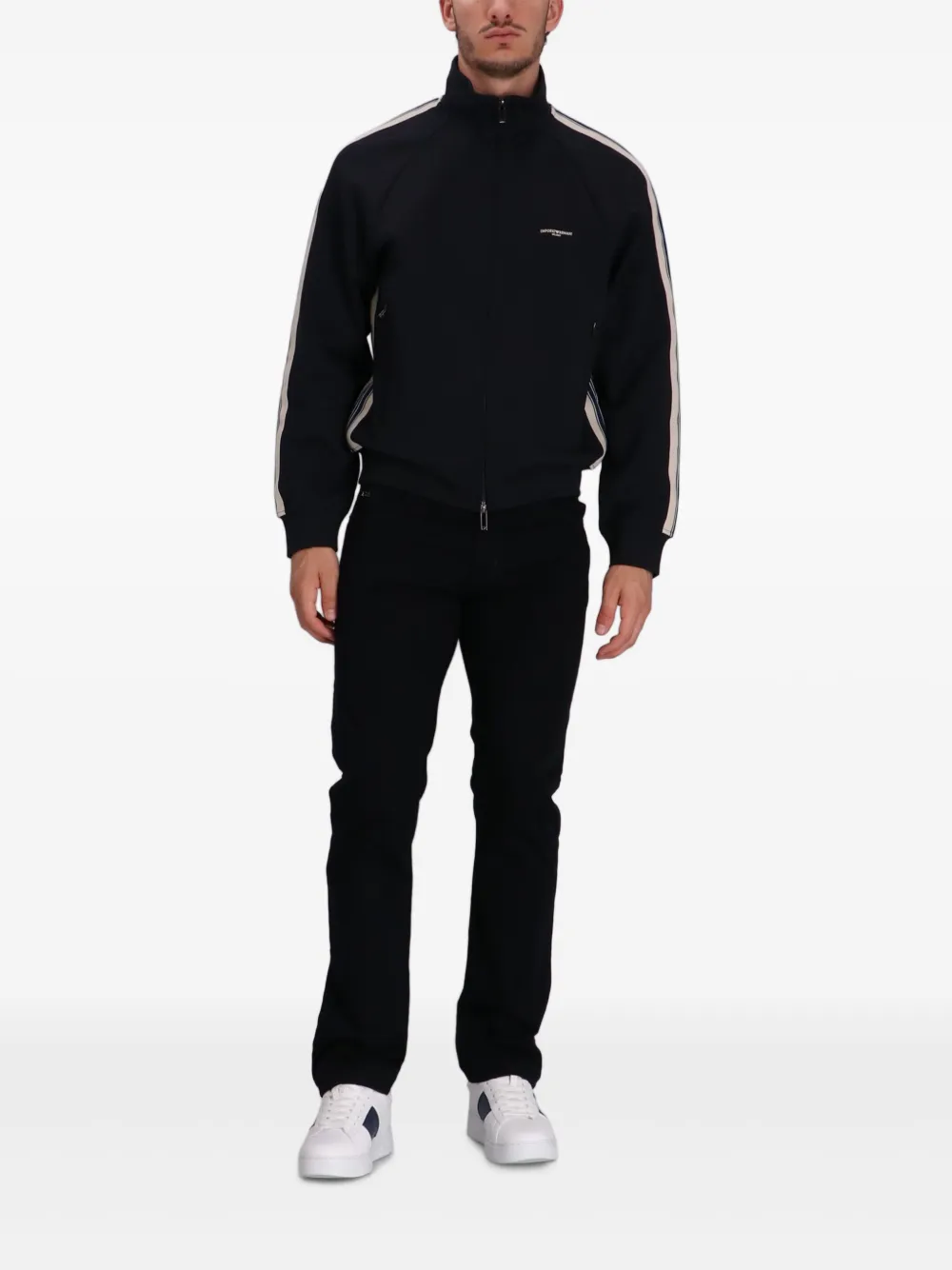 Emporio Armani side-stripe zip-up track jacket | Sport Jackets & Windbreakers | Image 2