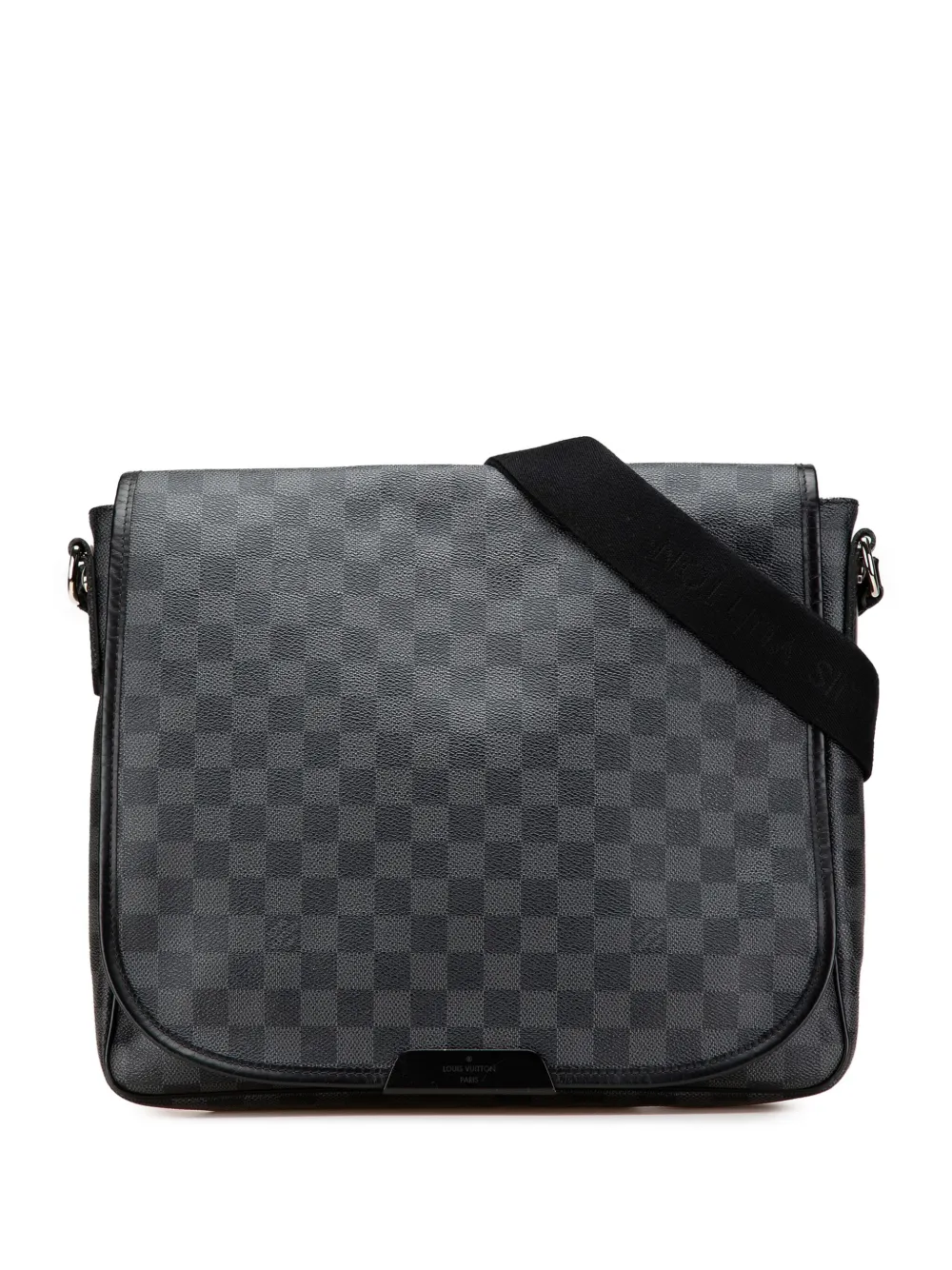 Pre-owned Louis Vuitton 2009 Damier Graphite Daniel Mm Crossbody Bag