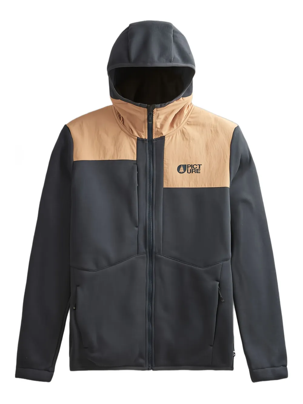 PICTURE fleece panelled jacket | Blue | Image 1