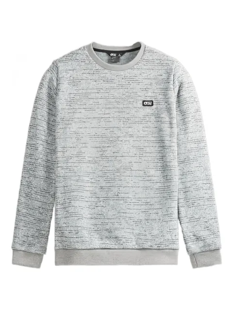 PICTURE melange-effect crew-neck sweater