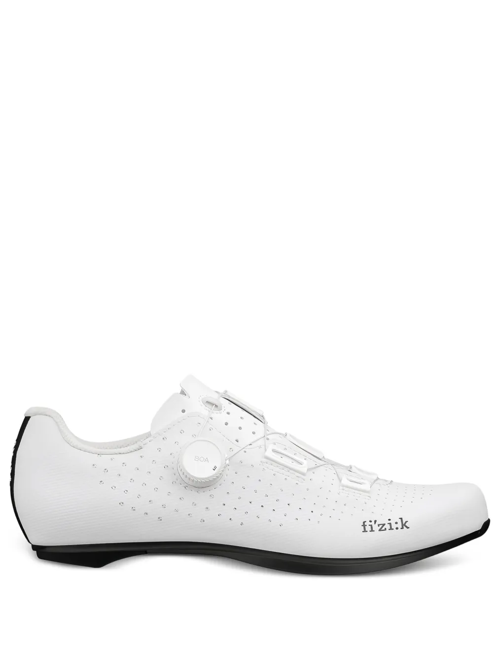 Fizik perforated lace-up cycling sneakers | White | Image 1