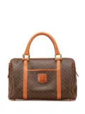 Céline Pre-Owned 2009 Macadam Coated Canvas boston bag - Brown