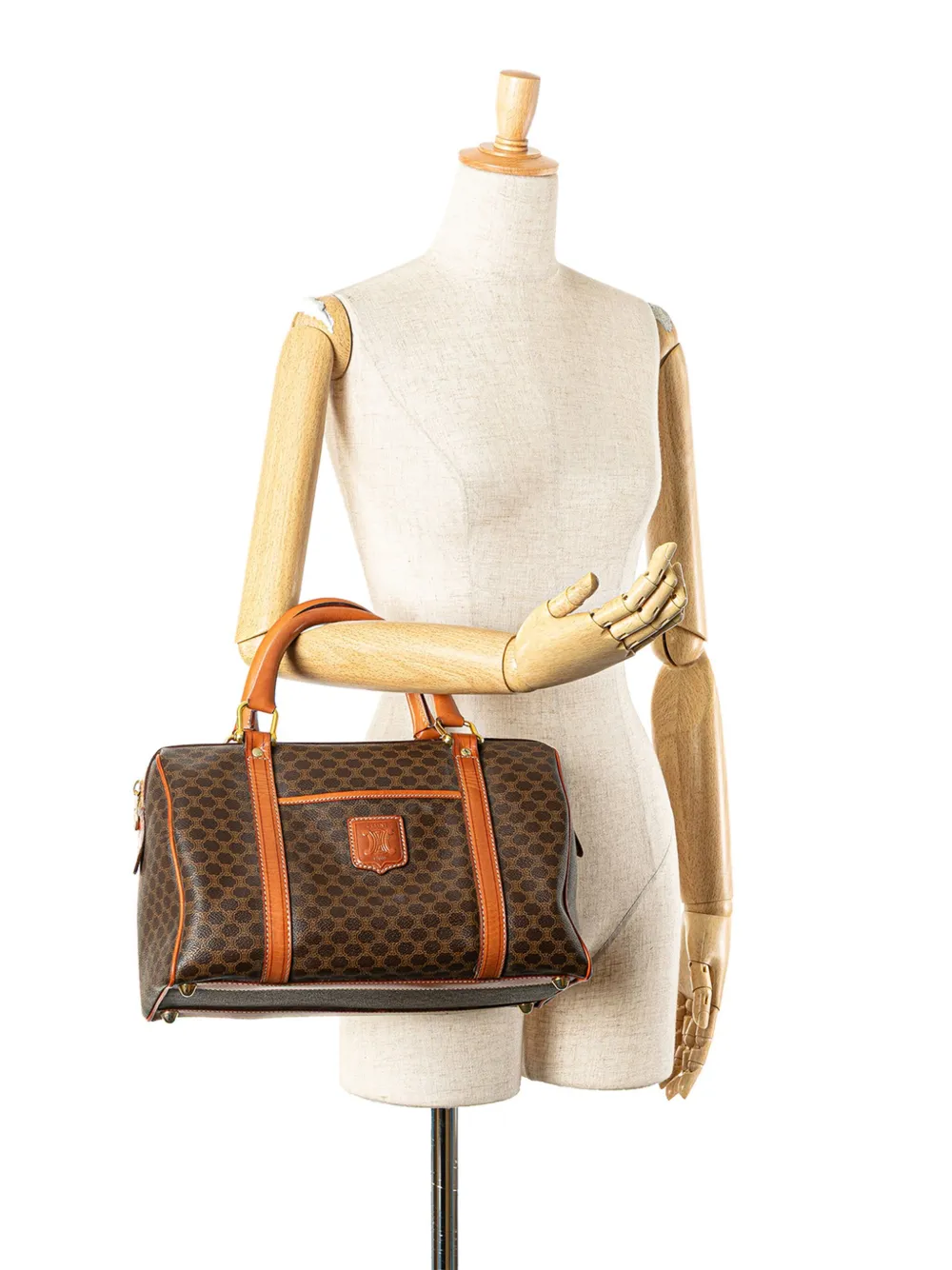 Céline Pre-Owned 2009 Macadam Coated Canvas boston bag | Pre-Owned | Image 2