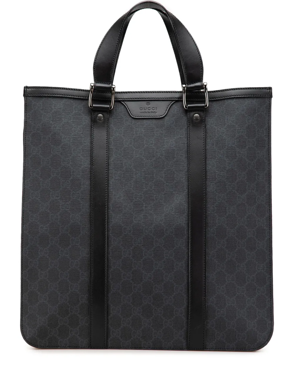 Gucci Pre-Owned 2000-2015 GGスプリーム トートバッグ - ブラック Gucci Pre-Owned 2000-2015 GGスプリーム トートバッグ - ブラック