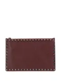 Valentino Garavani Pre-Owned 2000-2017 Rockstud Leather clutch bag - Red