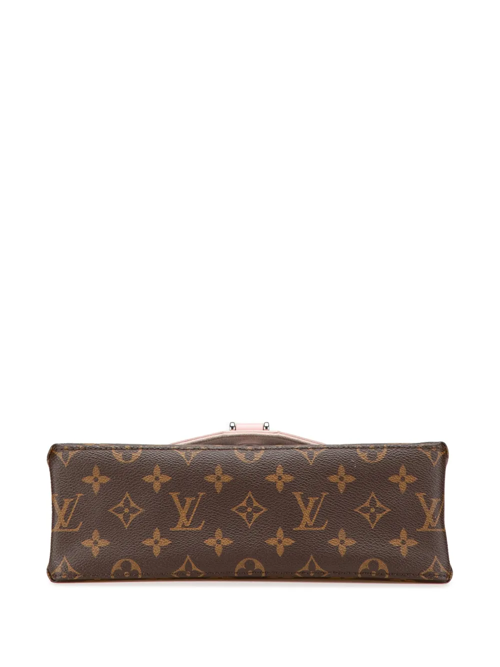 Pre-owned Louis Vuitton 2017 Monogram Epi Saint-michel Shoulder Bag In Brown