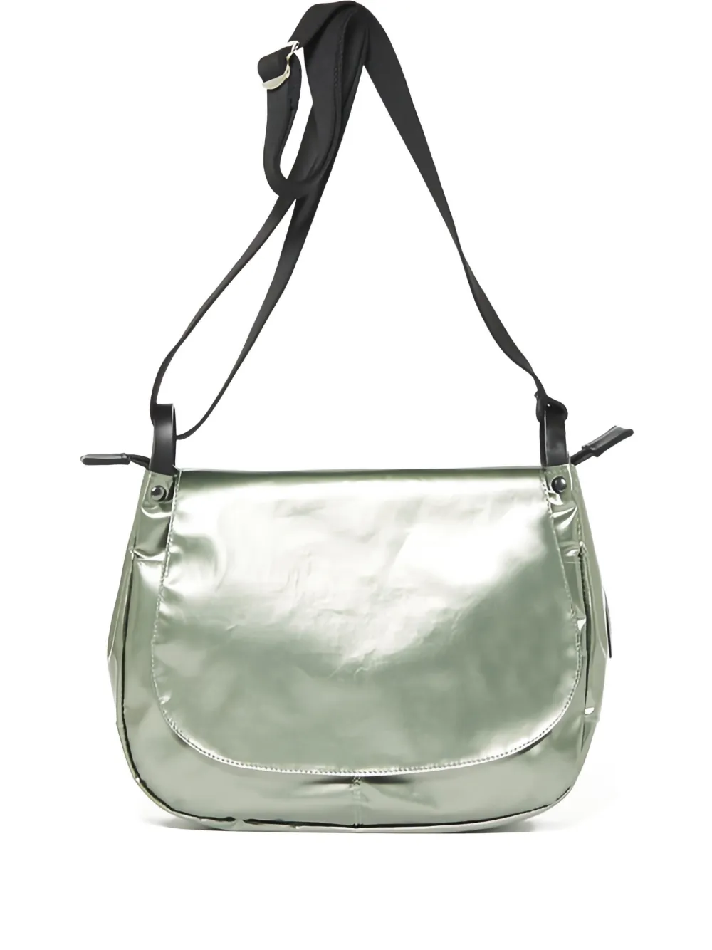 Jack Gomme medium Nico metallic-effect shoulder bag | Green | Image 1