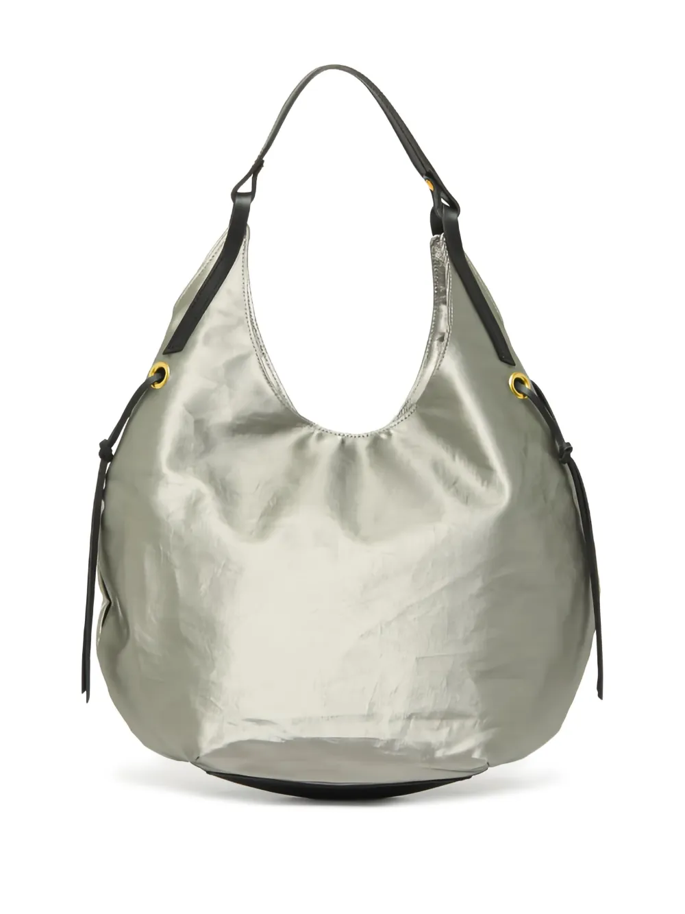 Jack Gomme leather-trimmed linen shoulder bag | Women | Image 2