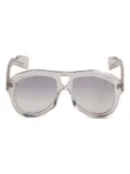 PAUL EASTERLIN Dean pilot-frame sunglasses - White