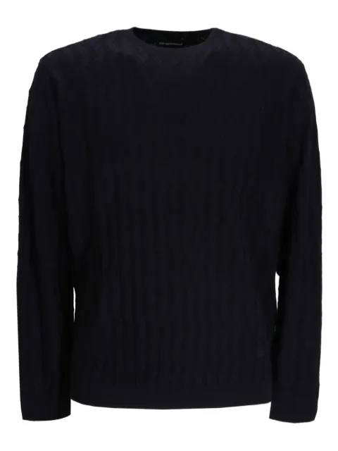 Emporio Armani cable-knit sweater
