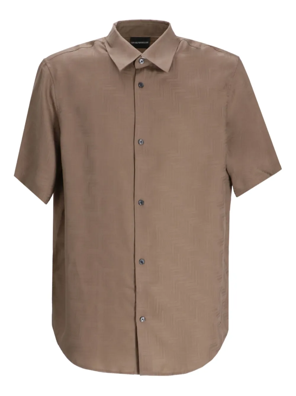 Emporio Armani short-sleeve shirt | Brown | Image 1