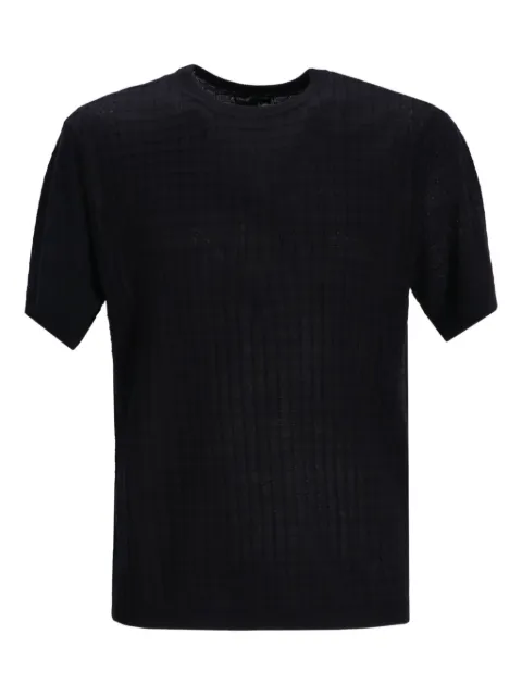 Emporio Armani fine-knit short-sleeve T-shirt