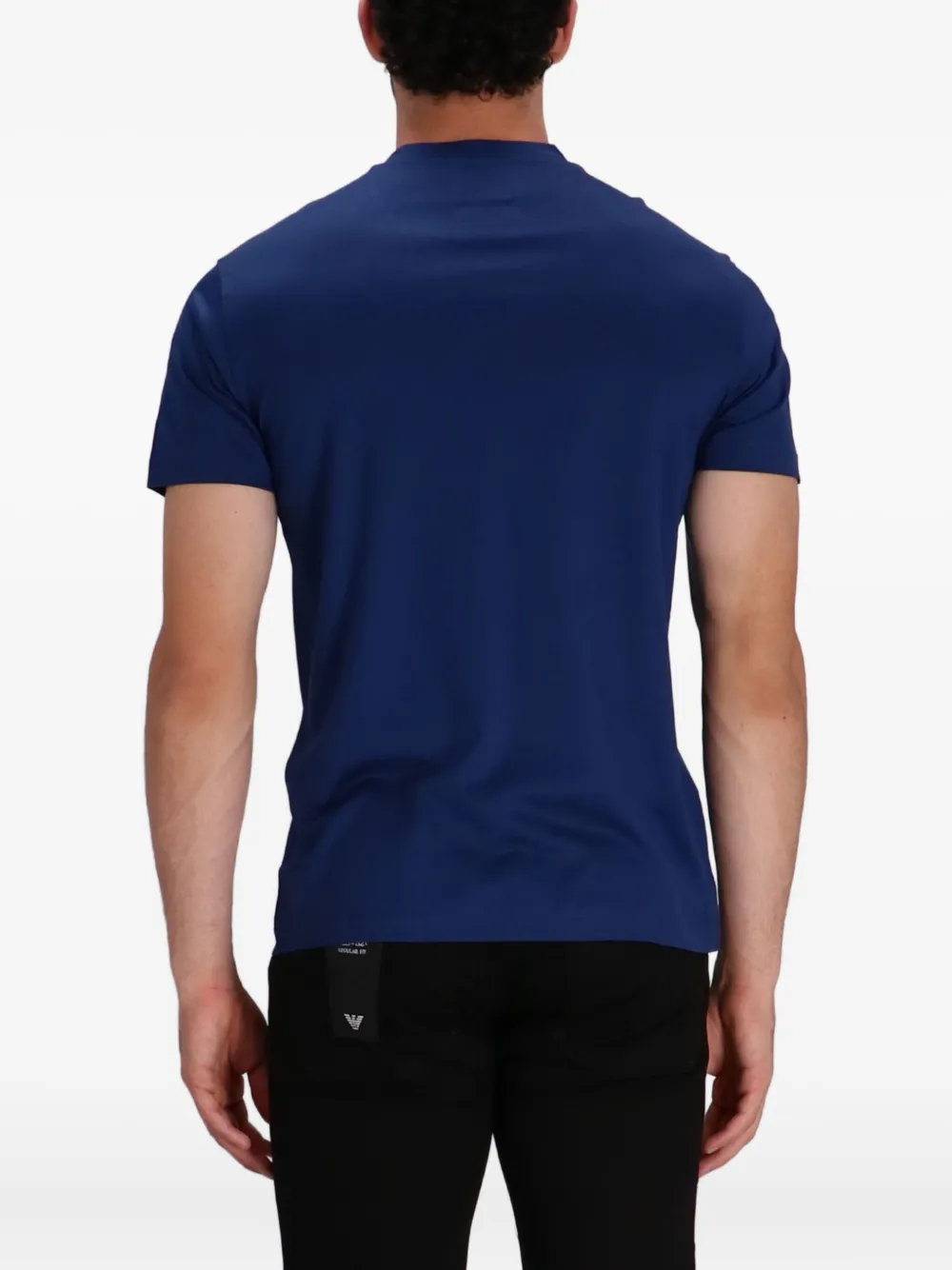 Emporio Armani T-shirt met logodetail Blauw