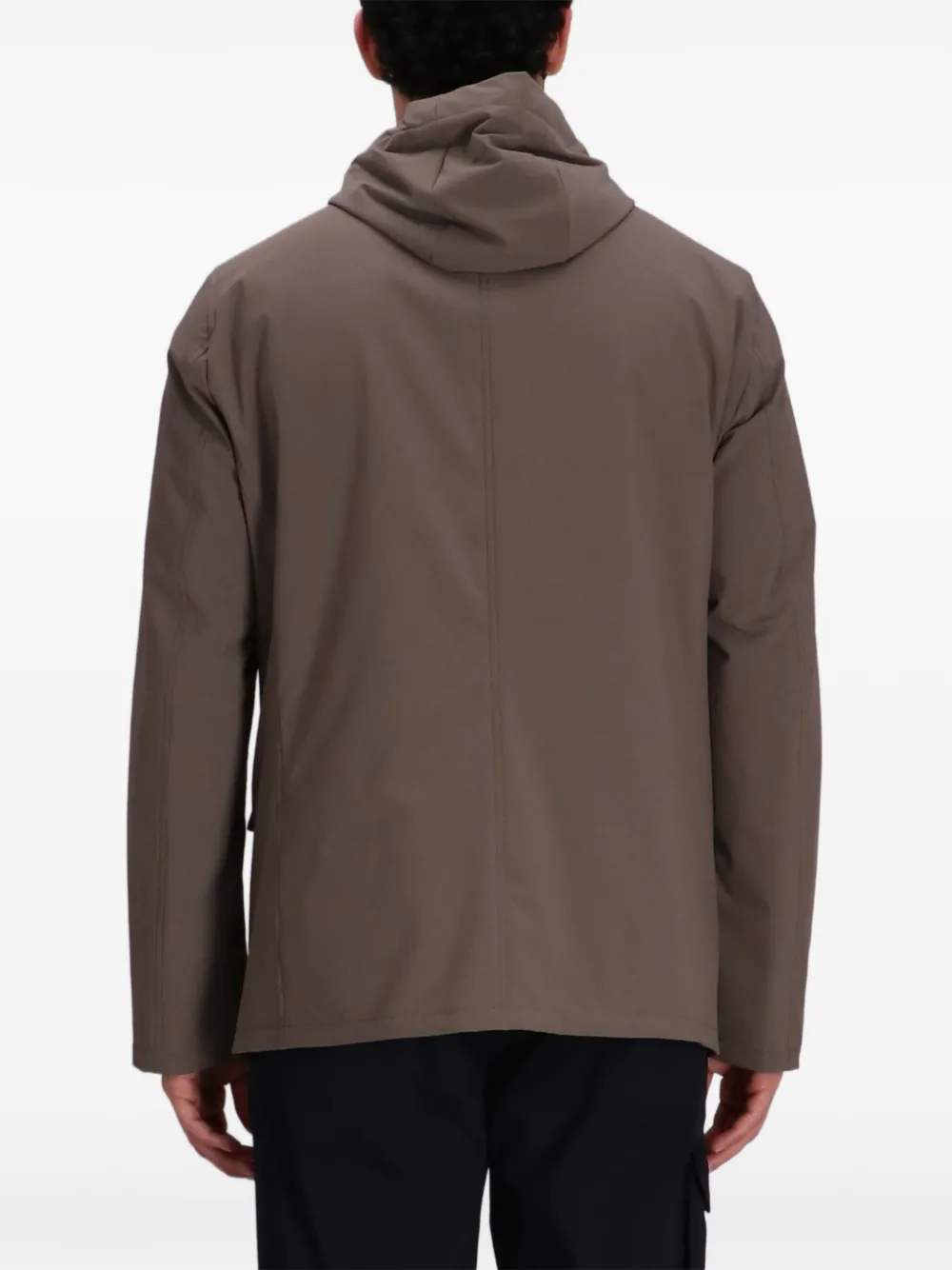Herno Blazer met capuchon Bruin