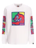ICECREAM Pop Art Running Dog long-sleeve T-shirt - White
