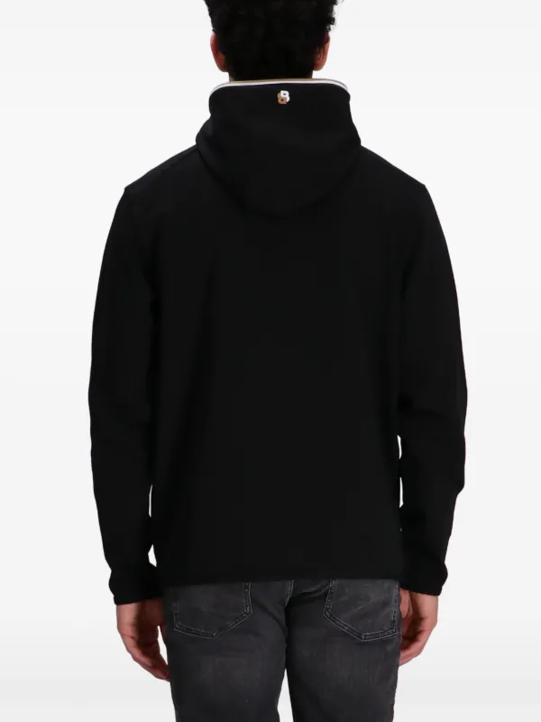 BOSS Hooded zip-up Track Jacket | Black | FARFETCH