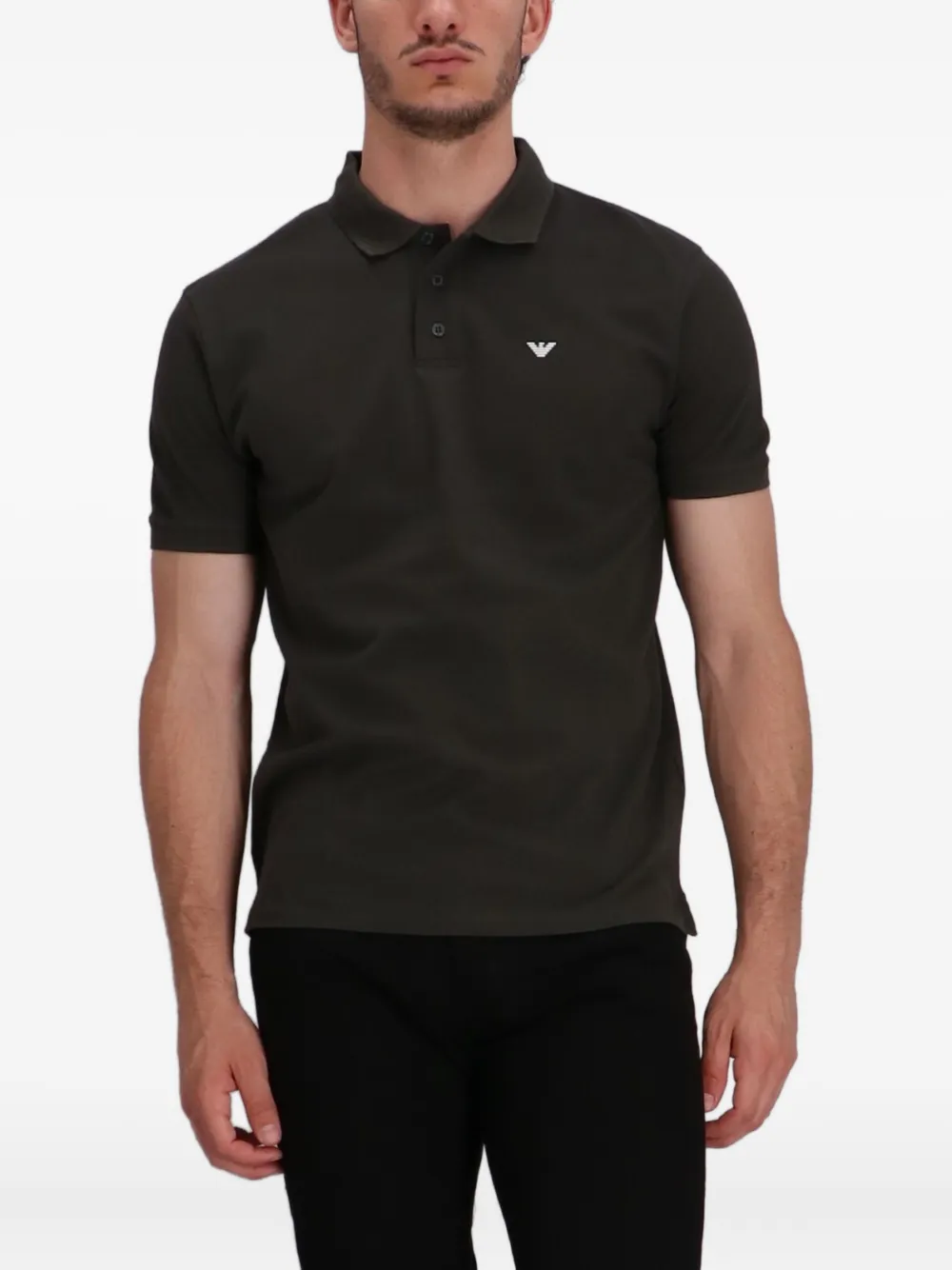 Emporio Armani Poloshirt met logo - Groen