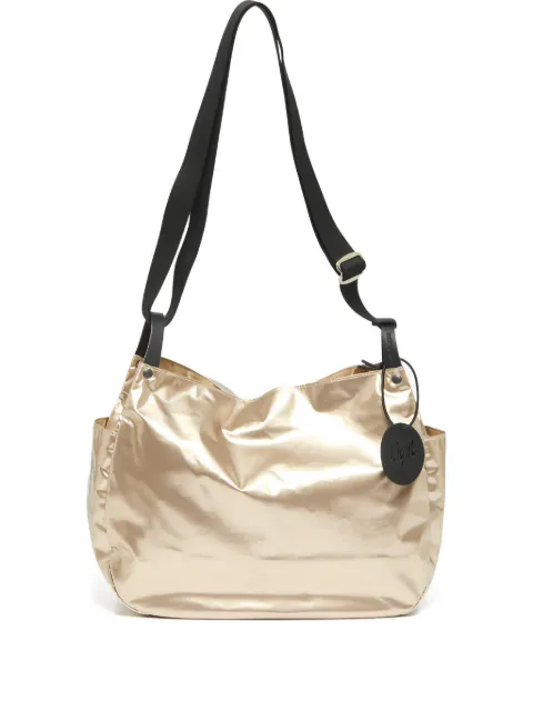 Jack Gomme metallic-finish shoulder bag
