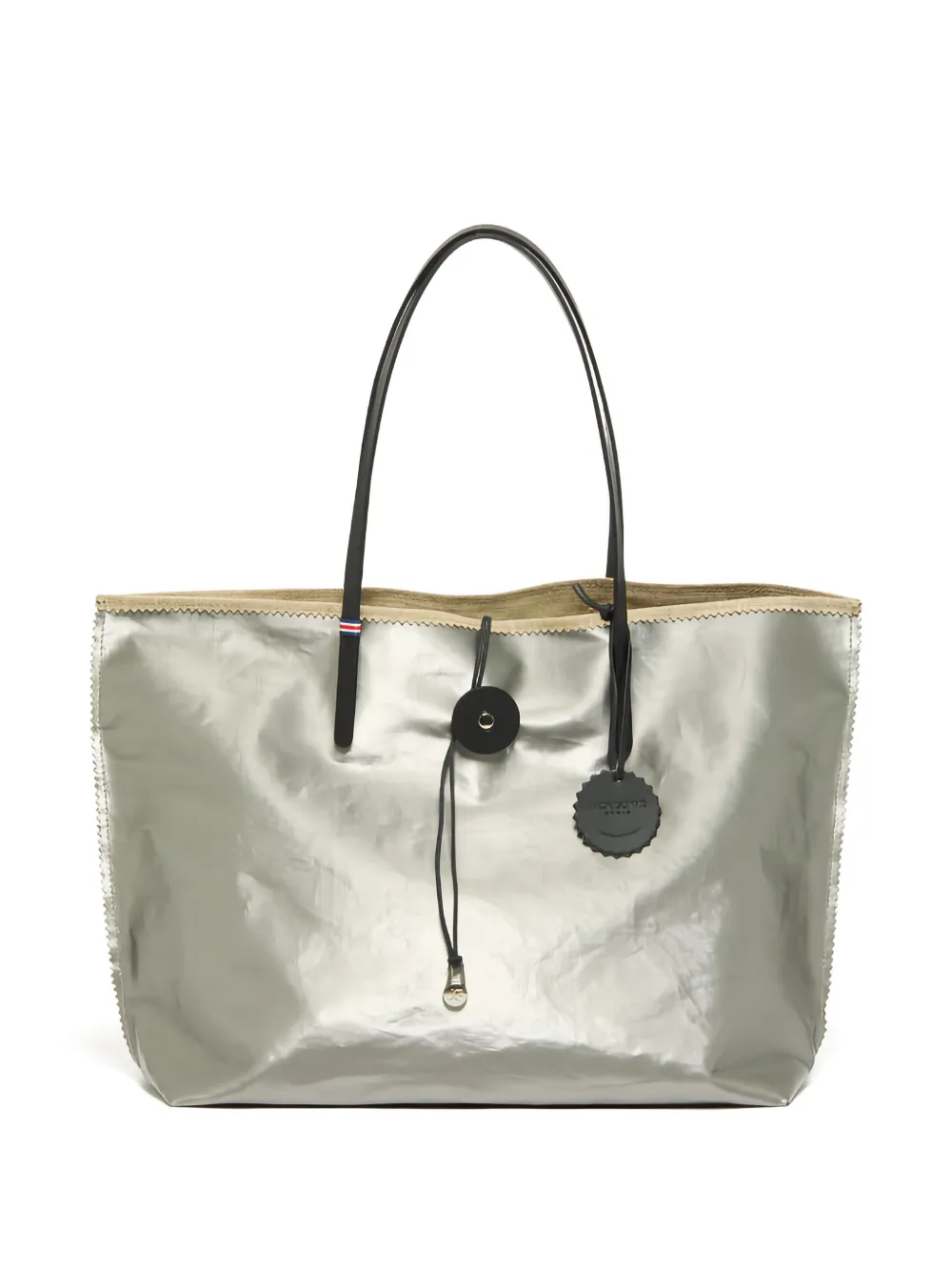 Jack Gomme Bahia metallic leather-trimmed tote bag | Women | Image 2