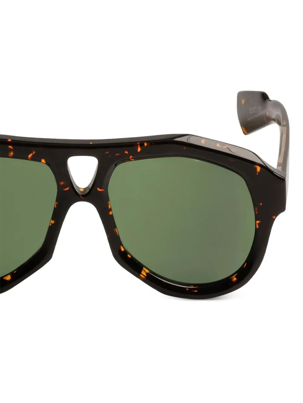 PAUL EASTERLIN Dean zonnebril met schildpadschild-effect Bruin