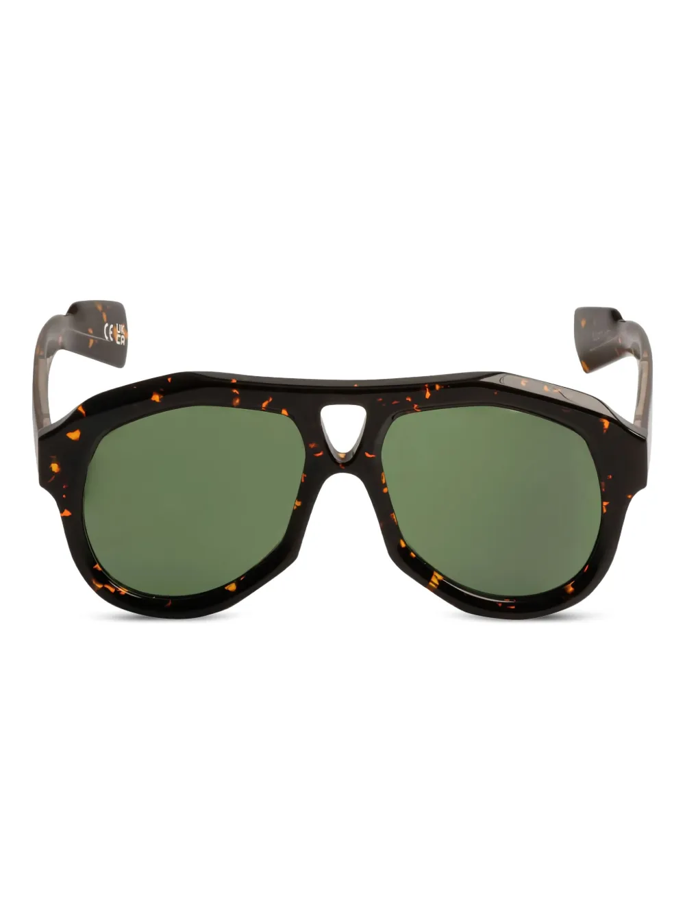 PAUL EASTERLIN Dean zonnebril met schildpadschild-effect Bruin