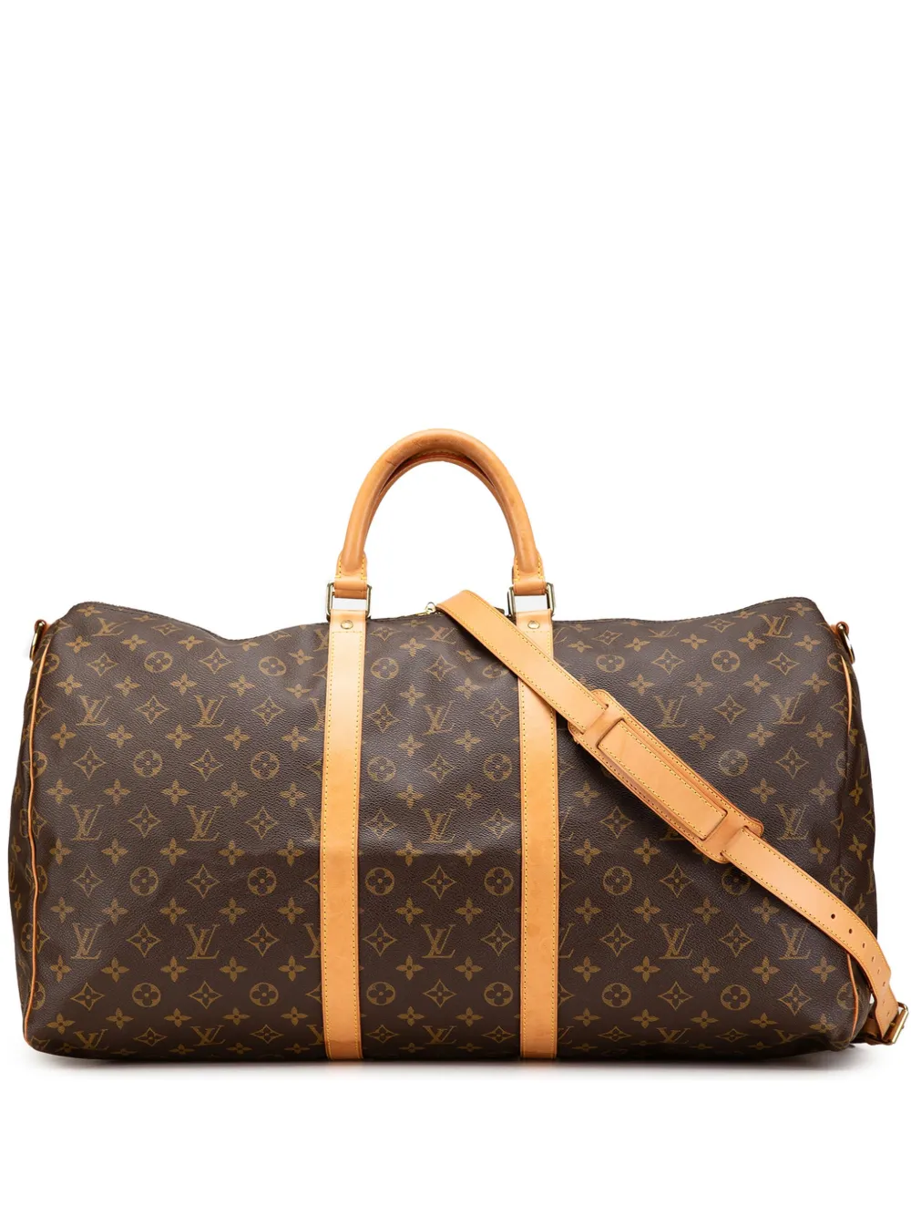 Louis Vuitton Pre-Owned 2000 Monogram Keepall Bandouliere 55 travel Louis Vuitton Pre-Owned 2000 Monogram Keepall Bandouliere 55 travel