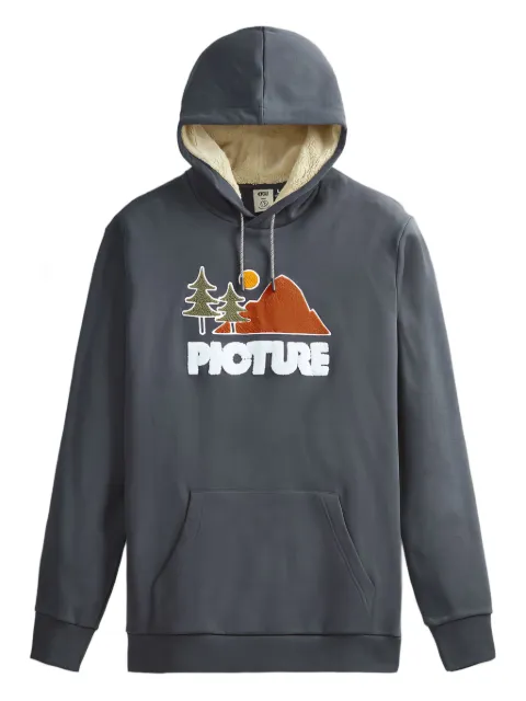 PICTURE embroidered-mountain hoodie